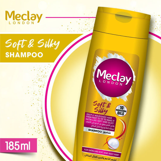 Meclay London Soft & Silky Shampoo 185 ml - Lahore Basket