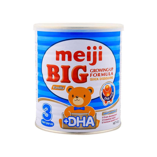 Meiji Big Vanilla, Gowing - Up Formula, Stage 3, 400 gm - Lahore Basket