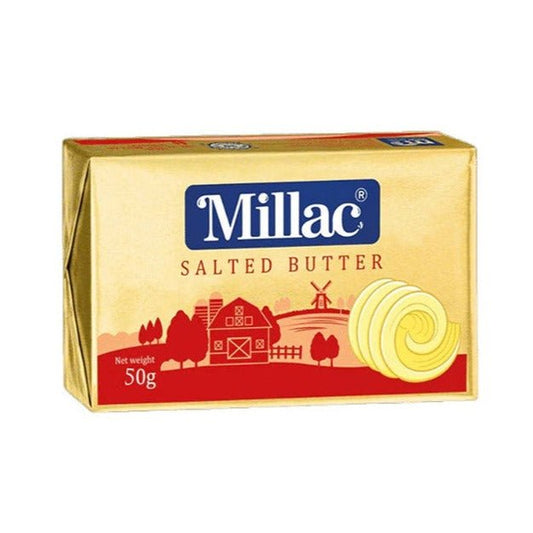 Millac Salted Butter 50 gm - Lahore Basket