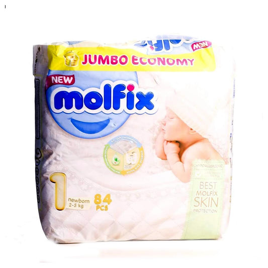 Molfix 1 New Born 2 to 5 kg – 78pcs - Lahore Basket