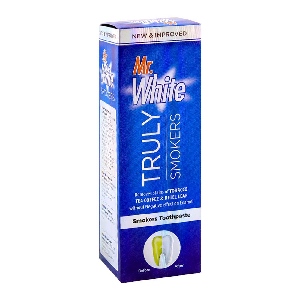 Mr. White Truly Smokers Toothpaste 70 g - Lahore Basket