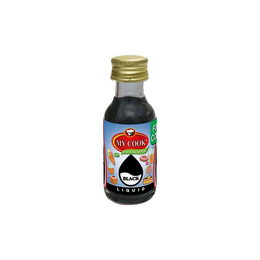 My Cook Black Liquid Color 28 ml - Lahore Basket