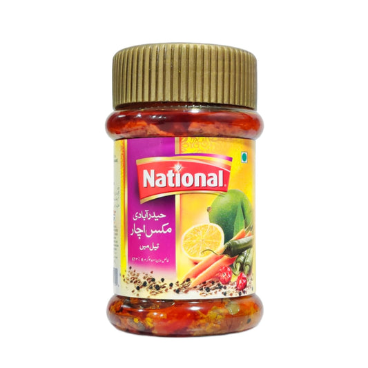 National Hyderabadi Mixed Pickle 370 gm Jar - Lahore Basket