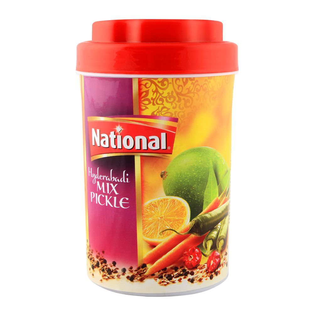 National Hyderabadi Mixed Pickle 900 gm Jar - Lahore Basket