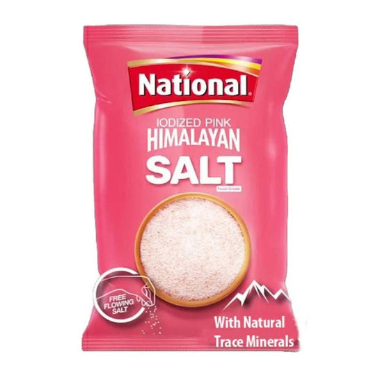 National Iodized Pink Himalayan Salt 800 gm - Lahore Basket