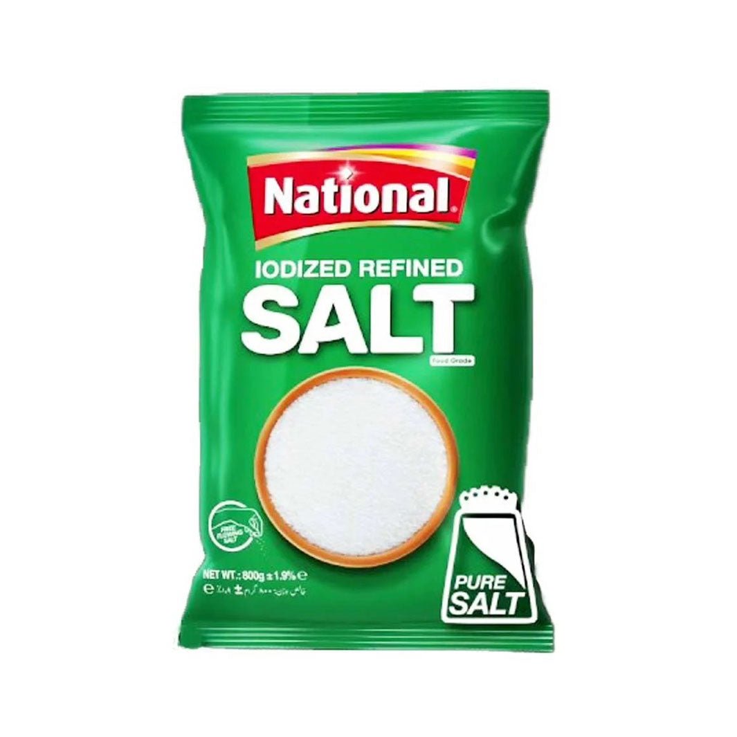 National Iodized Salt 800 gm - Lahore Basket