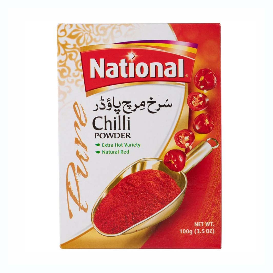 National Red Chilli Powder 100 gm - Lahore Basket