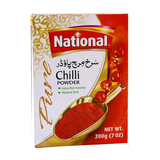 National Red Chilli Powder 200 gm - Lahore Basket