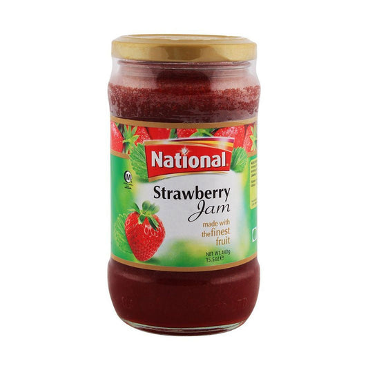 National Strawberry Jam 440 gm - Lahore Basket