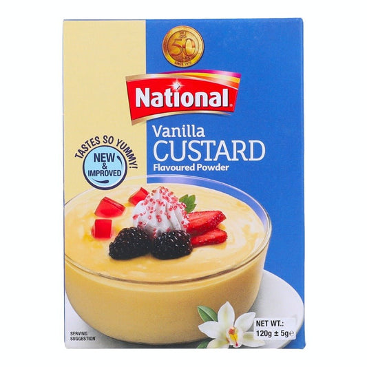 National Vanilla Custard 120 gm - Lahore Basket