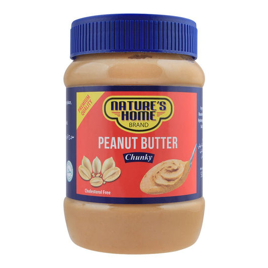Nature's Home Peanut Butter Chunky 510 gm - Lahore Basket