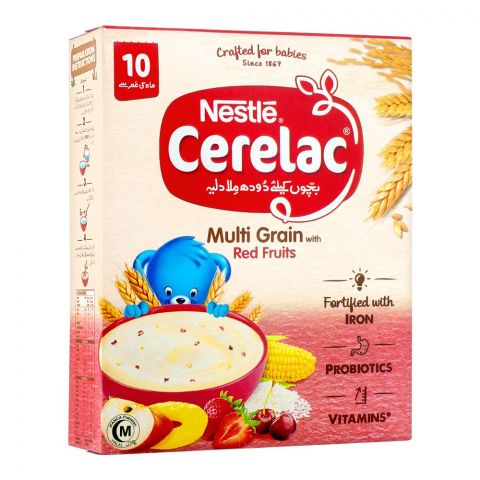 Nestle Cerelac Multi Grain With Red Fruit Powder 175 gm - Lahore Basket