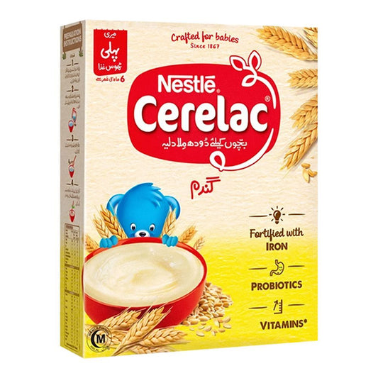 Nestle Cerelac Wheat 350 gm - Lahore Basket