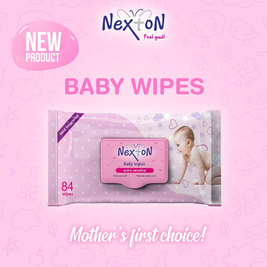 Nexton Baby Wipes Extra Sensitive 84 Pcs - Lahore Basket