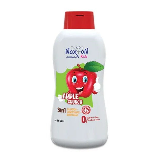 Nexton Kids Apple Crunch 3 in 1 Shampoo + Conditioner + Body Wash 250 ml - Lahore Basket