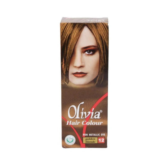 Olivia Hair Colour Non Metallic Dye 12 Golden Blonde - Lahore Basket
