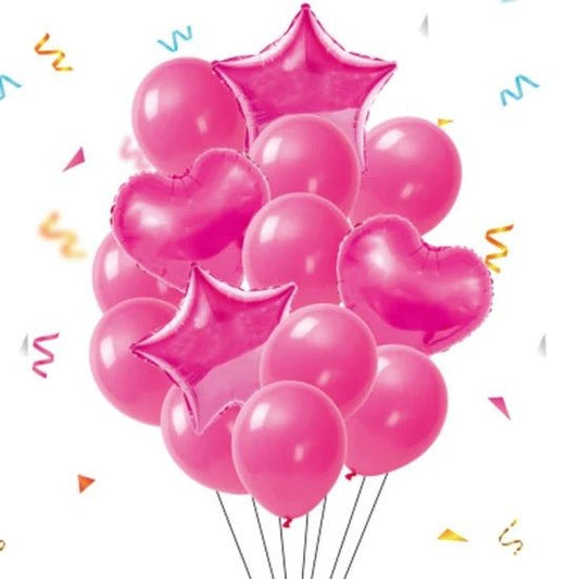 Party Balloons Pink ( 13 Pcs ) - Lahore Basket