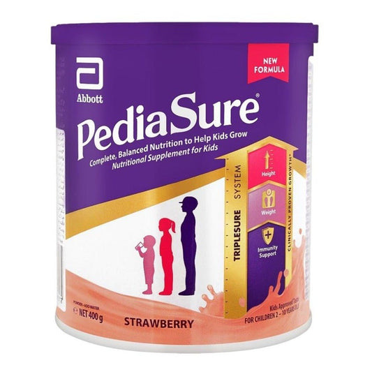 PediaSure Triplesure System Strawberry Flavour 400 gm - Lahore Basket
