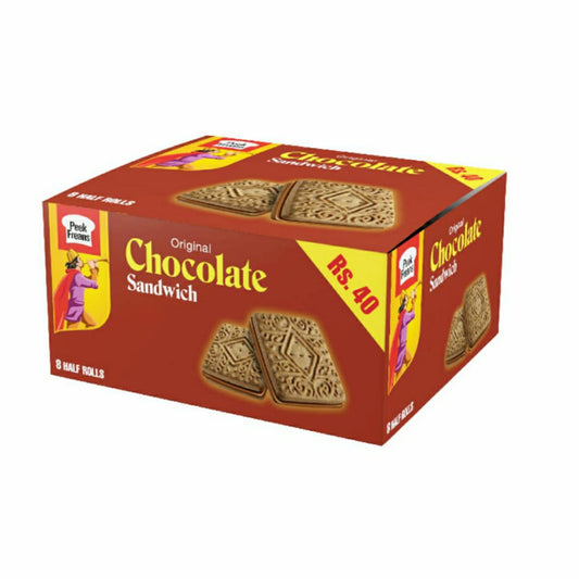 Peek Freans Chocolate Sandwich Half Roll 8 Pcs - Lahore Basket