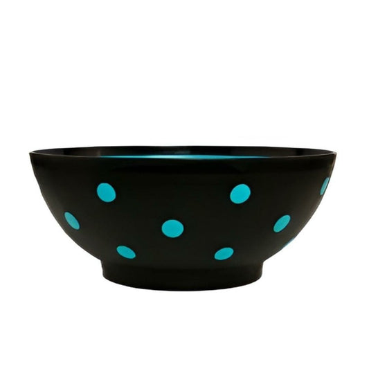 Plastic Dot Bowl Large 1 Pcs - Lahore Basket