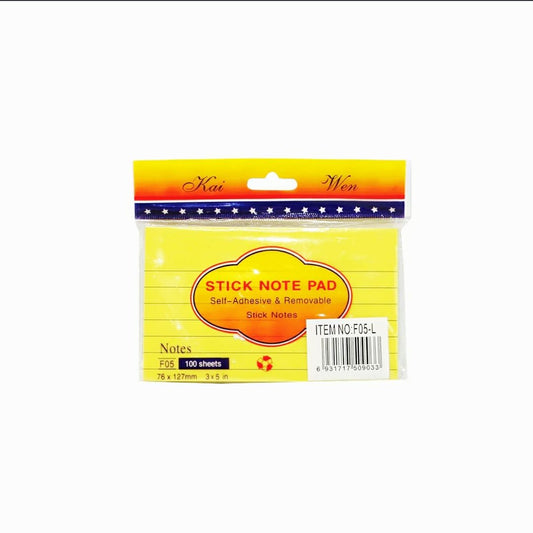 Practical Stick Notes Size 76mm x 51mm - Lahore Basket