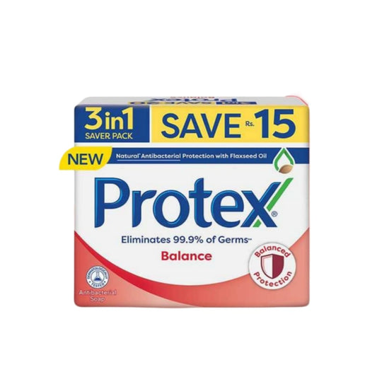 Protex Balance 3 in 1 Saver Pack 130 gm - Lahore Basket
