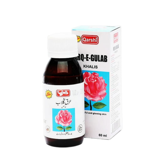 Qarshi Arq - E - Gulab Khalis 60 ml - Lahore Basket