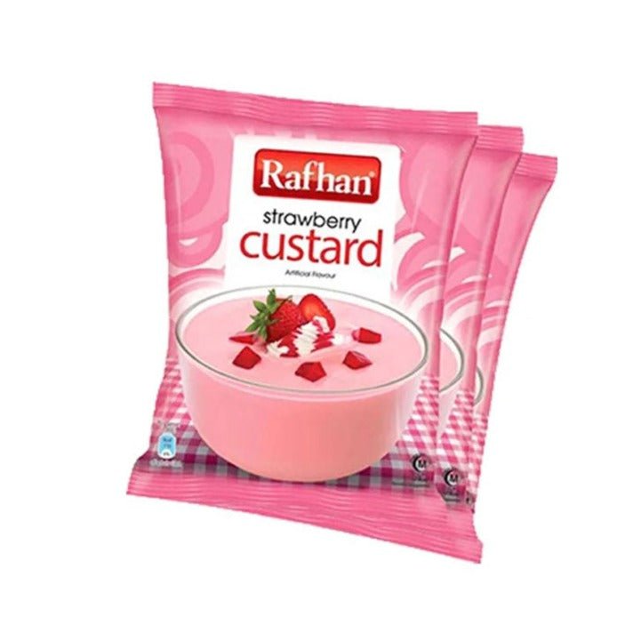 Rafhan Strawberry Custard 45 gm - Lahore Basket