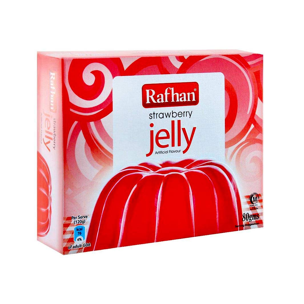 Rafhan Strawberry Jelly 80 gm - Lahore Basket