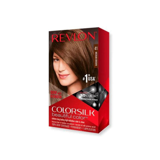Revlon Silky Color 41 Medium Brown (Imported) - Lahore Basket