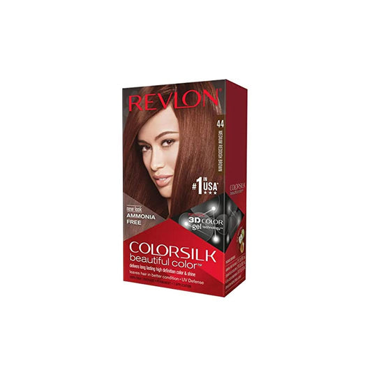 Revlon Silky Color 44 Medium Reddish Brown (Imported) - Lahore Basket