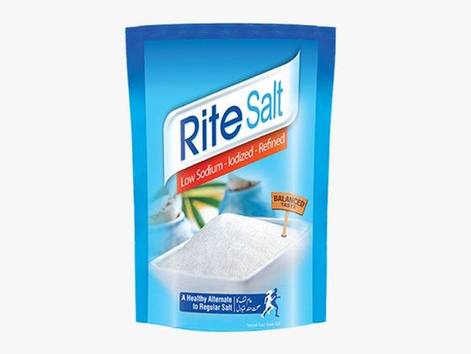 Rite Salt Low Sodium - Iodized - Refined 500 gm - Lahore Basket