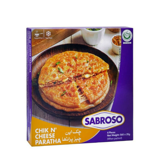 Sabroso Chicken Cheese Paratha 4 Pcs 560 gm - Lahore Basket