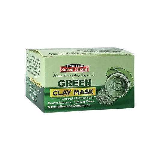 Saeed Ghani Green Clay Mask 85 gm - Lahore Basket