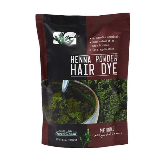 Saeed Ghani Henna Powder Hair Dye 100 gm - Lahore Basket