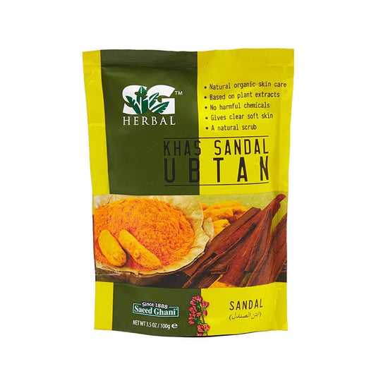 Saeed Ghani Khas Sandal Ubtan Powder 100 gm - Lahore Basket