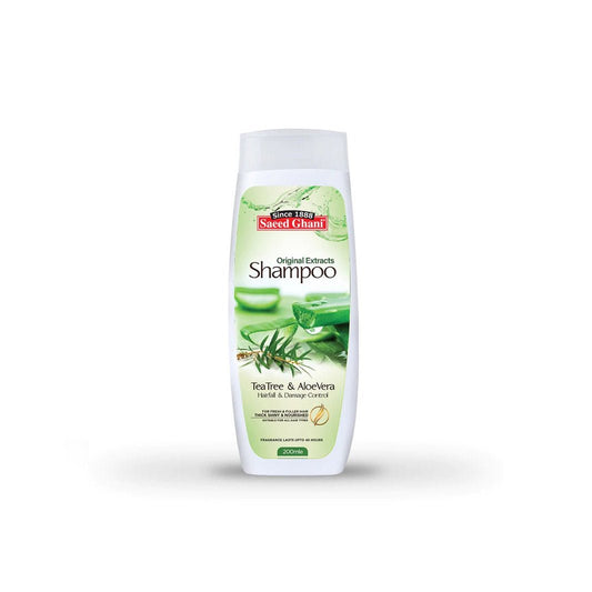 Saeed Ghani Tea Tree & Aloe - Vera Shampoo 200 ml - Lahore Basket