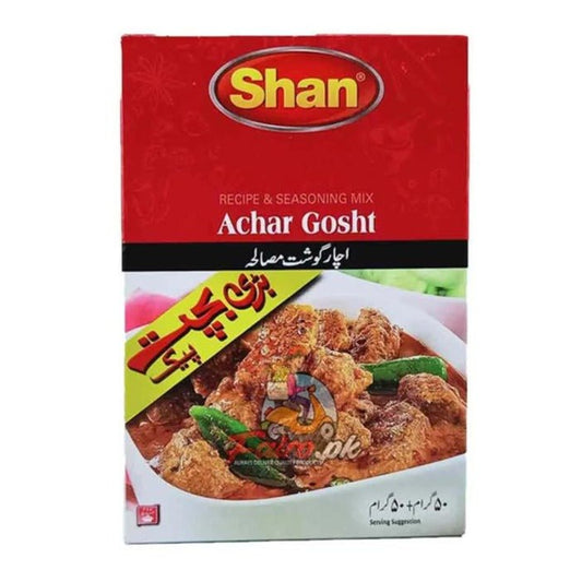 Shan Achar Ghosht Masala 50 gm + 50 gm - Lahore Basket