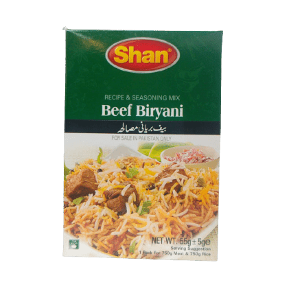 Shan Beef Biryani Masala 55 gm - Lahore Basket