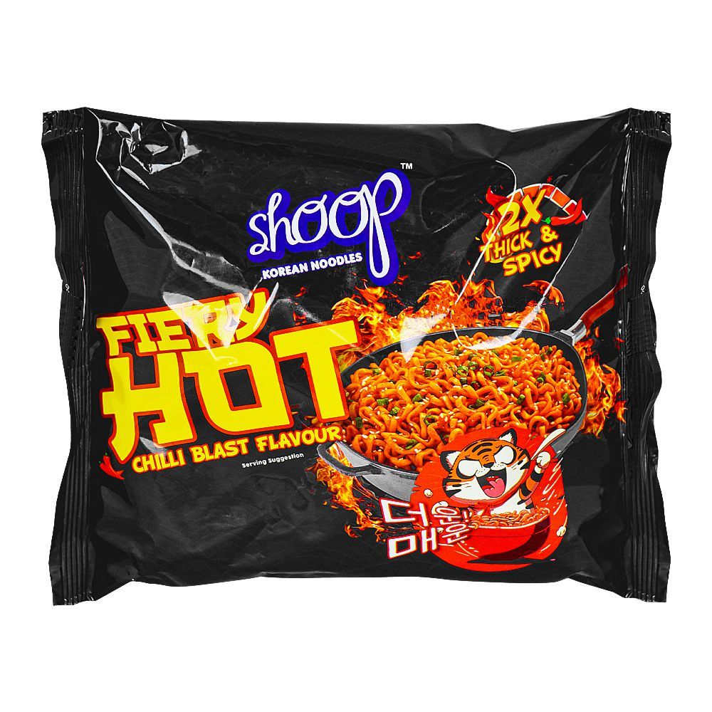 Shan Shoop Korean Noodles Fiery Chilli Blast Flavour 140 gm - Lahore Basket
