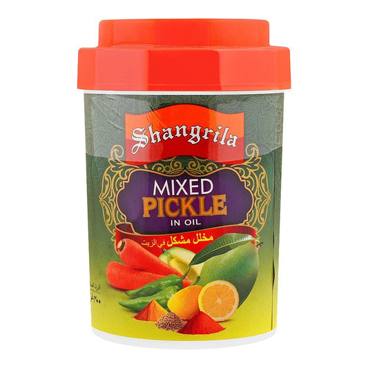 Shangrila Mixed Pickle In Oil Jar 1 Kg - Lahore Basket