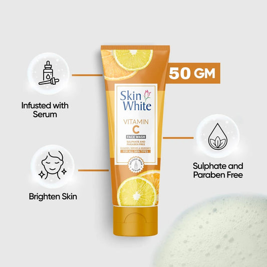 Skin White Vitamin C Face Wash 50 gm - Lahore Basket