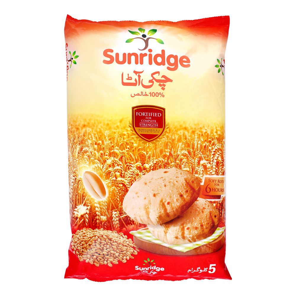 Sunridge Fortified Chakki Atta 5 kg - Lahore Basket