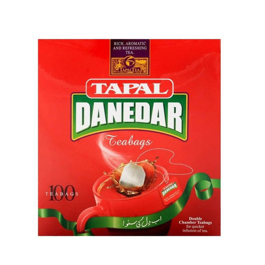Tapal Danedar Tea Bag (Envelope) 100 Tea Bags - Lahore Basket