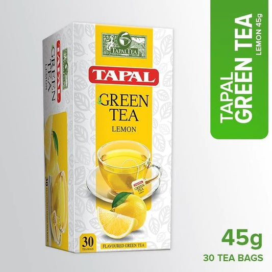 Tapal Green Tea Lemon Flavor 30 Teabags - Lahore Basket