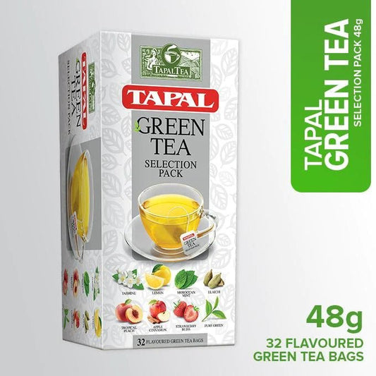 Tapal Green Tea Selection Pack 32 Flavours - Lahore Basket
