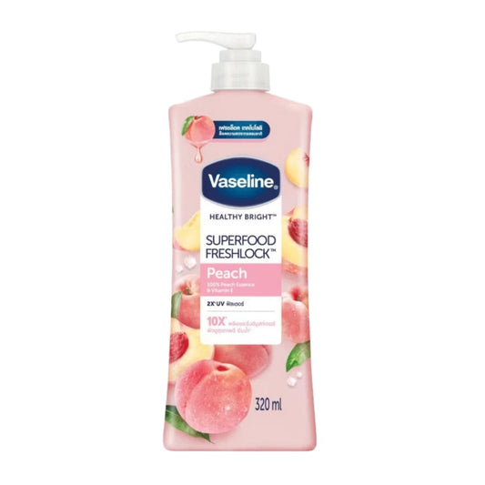 Vaseline Super Food Freshlock Peach Lotion 320 ml (Imported) - Lahore Basket