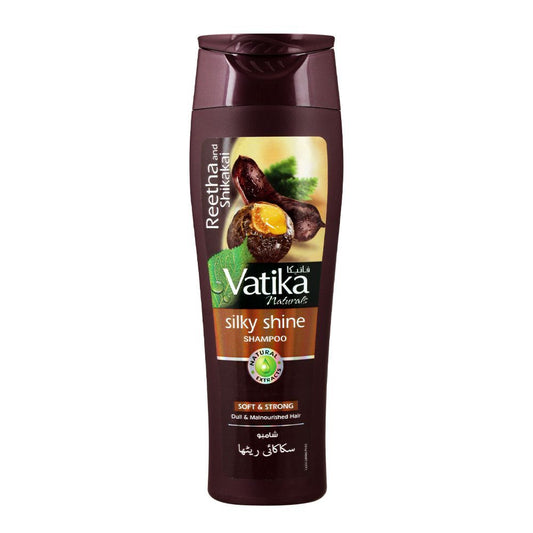 Vatika Silky Shine Reetha and Shikakai Shampoo 185 ml - Lahore Basket
