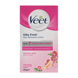 Veet Silky Fresh Hair Removal Lotion Jar Normal Skin 80 gm - Lahore Basket
