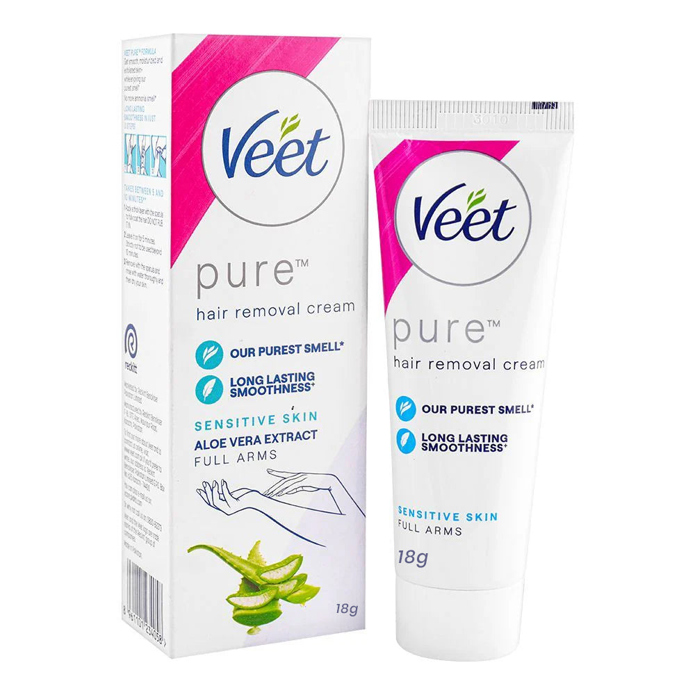 Veet Pure Hair Removal Cream Sensitive Skin 18gm
